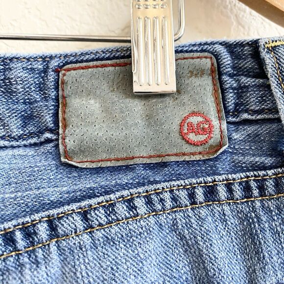 AG Adriano Goldschmied Mens The Symbol Relaxed Boot Cut Jeans 36” X 34” Med Wash - Picture 10 of 12